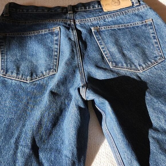 Eddie Bauer Relaxed Fit Flannel Lined Insulated Pocketed High Rise Sz 34x32 Jean - Picture 6 of 13